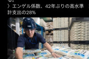 食費の負担率、42年ぶりの高水準へ…😭