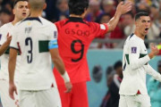 韓国選手がC・ロナウドに侮辱行為　ポルトガル指揮官「彼が怒っていたのはそれが理由」【カタールW杯】