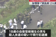 陸自射撃場での小銃発射事件、10代の自衛官候補生を殺人未遂容疑で逮捕…岐阜市！