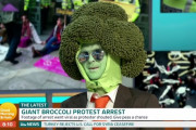 ブロッコリーに扮した環境活動家がニュース番組に出演→ ヤバすぎる問答にお茶の間騒然ｗｗｗｗｗｗ