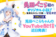 超人気Vチューバーさん、初のオリジナル小説が発売決定！