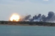 クリミア半島の空軍基地で爆発、「攻撃は受けていない、航空機用弾薬が爆発」とロシア国防省！