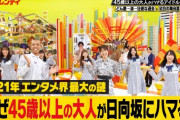 TBS「日向坂のファンは45才以上のジジイばかり」wwwww