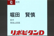 巨人、ハズレハズレ1位で青森山田・堀田賢慎投手を獲得
