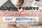 【終国】シンママ「月収は9万でスマホは買えずガラケー。LINEはPCなのでめっちゃ不便。助けて…」←可哀想や?