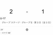 【悲報】韓国さん、3連敗でGL敗退www