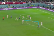 【悲報】三笘薫がドリブルシュートした場面、パスしていたら確実にゴールだった