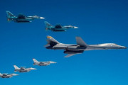 航空自衛隊と米空軍B-1B戦略爆撃機が日本周辺で共同訓練を実施！