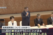 総裁選前倒し要求 120超へ 石破終わる