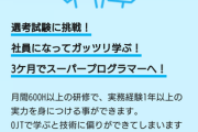 【朗報】ワイが内定を貰った会社、月間600時間の手厚い研修をしてくれるのでスキルがめちゃくちゃつく