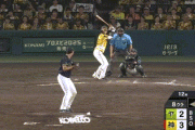 【阪神対ヤクルト12回戦】阪神、８回裏２アウト一塁から小幡のタイムリーツーベースでリードを２点に広げる！！！！！！！！！！！！！