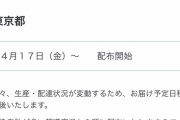 【悲報】アベノマスクさん、閣議決定から1ヶ月経つのにまだ東京以外で配布開始日が決まらない……