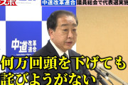 【悲報】野田佳彦さん「何万回頭を下げても詫びようがない」