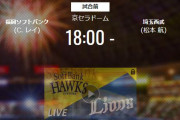 【試合実況】西武スタメン 2番森友哉（2021.6.28）