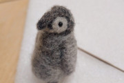 羊毛フェルトでペンギン作った