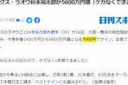 【誤植】ラオウ杉本、1400万→7000円