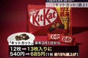キットカット実質値上げ