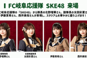 SKE48、5月6日FC岐阜対ギラヴァンツ北九州に来場