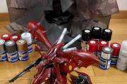 【ガンプラ作例】缶スプレー全塗装のナイチン出来たー！