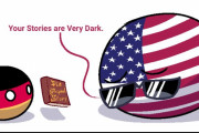 【アメリカ】ダークテーマ【ポーランドボール】