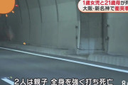 新名神で交通事故　乗っていた親子が投げ出され死亡