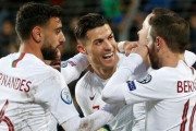 C・ロナウド、代表通算99得点目！ポルトガル代表は2位通過でEURO本大会出場決定！EURO予選最終節（関連まとめ）