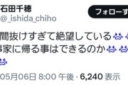 【悲報】石田千穂さん、またやらかす