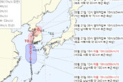 【中央日報】 台風９号、韓国と日本の気象庁の進路予想に食い違い