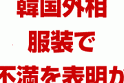 【画像】韓国外相が服装で不満を表明！　日本とのGSOMIA破棄も示唆！　終わったな…