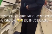 【バイトテロ】「ガチでおしっこ漏らした」ファミマの女性店員、レジ前でとんでもない動画を撮ってしまう・・・