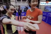 海外「これがスポーツマンシップだ」 日本の卓球選手が中国人選手におにぎりを分けるシーンが話題に