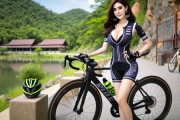 【画像】ロードバイクが趣味のグラドルさん、こんな格好をしてしまうｗｗｗｗ