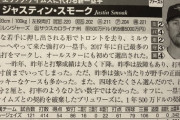 巨人、新外国人スモークを年俸7億円で獲得wwwwwwwwwwwwww