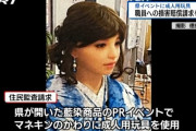徳島県のPRイベントでマネキンの代わりに成人用玩具の人形が使われる。関わった職員へ41万円の損害賠償請求を勧告