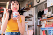 ずぶ濡れSKE48今回はかき氷を食べる松川みゆちゃんが登場