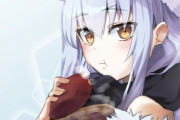 【FGO】焼き芋食べてるメリュジーヌ！！　メリュジーヌと一緒に焼き芋食べたい！