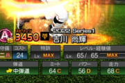 【プロスピA】吉川尚輝はEXで強化されるだろ