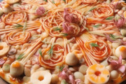 AI「世界各国がモチーフのピザを作った、日本はこんな感じ」