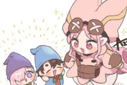 【FGO】小さいぐだ男＆マシュとハベにゃん！！　ハベにゃんより小さい二人可愛すぎる！！