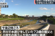 【高槻水難事故】芥川で溺れた孫３人と祖母、4人全員の死亡を確認