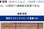 【速報】ヤクルトファンブチ切れて高津のwikiを荒らすｗｗｗ