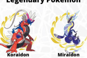 ポケモン新作、伝説の名前がコライドンとミライドン。