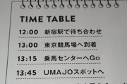 女性誌に載ってるUMAJOのダービー観戦モデルプランが不可能ではないかと話題に