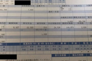 【悲報】40代男性の給与明細が流出