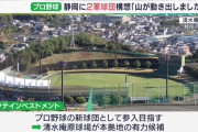 《静岡県清水市》「清水庵原球場」を、創設構想のあるプロ野球2軍球団の本拠地とするよう静岡市議長に請願書を提出