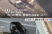 高速道路に車ごと転落、小学生2人を放置して逃走した男「児童の親子でも親族でもない」「車両は他人名義」