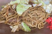 三大焼きそばの具「キャベツ」「豚肉」
