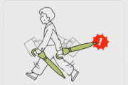 「目に傘が当たって視力を奪う前にやめてください」眼科医がSNSで警鐘　傘の危険な持ち方…横持ち、腕にかけてブラブラ、リュックに引っかける