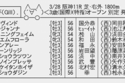 【枠順確定】3/28(土) 第67回 毎日杯(GIII) part1