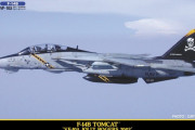 垂直尾翼のスカルマーク、ジョリーロジャース所属の「F-14B トムキャット」がハセガワから限定発売！